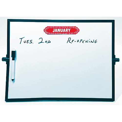 Ashley Magnetic Chalkboard Calendar Months 12 - Write on/Wipe off - 1 Each - Multicolor (19022)