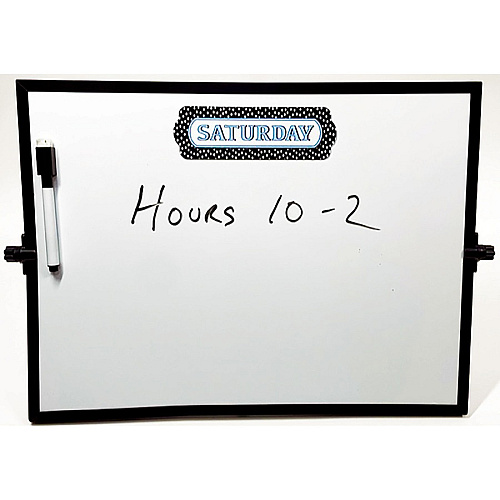 Ashley Magnetic Chalkboard Days of the Week 8 - Write on/Wipe off - 1 Each - Multicolor (19025)