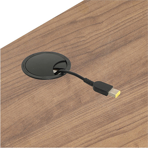 Lorell Shift 2.0 Flip and Nesting Mobile Table Laminated Rectangle Top - 60" Table Top Length x 24" Table Top Width x 1" Table Top Thickness - 29.50" Height - Assembly Required - Walnut - 1 Each (LLR60764)