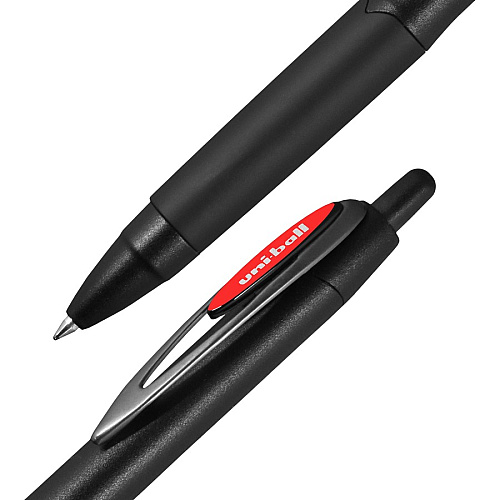 uni-ball uniball&trade; 207 Plus+ Gel Pen 0.7 mm Medium Pen Point - Retractable - Red Ink - Gel-based, Nanofiber Ink - Black Metal Barrel - 1 Dozen (70464)