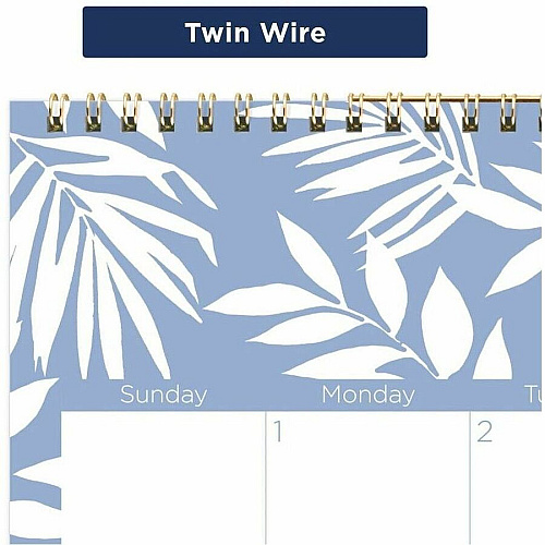 Cambridge Basic 2025-2026 Monthly Desk Pad Calendar, Standard, 21 3/4" x 17" (CRM92020)