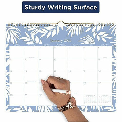 Cambridge Basic 2025-2026 Monthly Desk Pad Calendar, Standard, 21 3/4" x 17" (CRM92020)