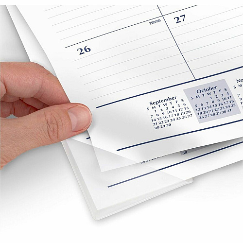 Cambridge Basic 2025-2026 Monthly Desk Pad Calendar, Standard, 21 3/4" x 17" (CRM92020)