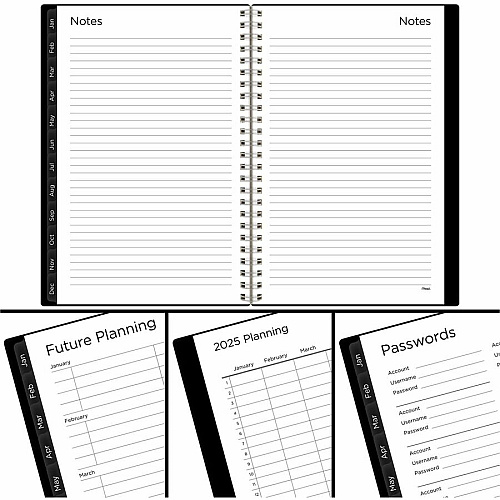 Mead Thicket Monthly Desk Pad Calendar, Compact, 17 3/4" x 11" (CRW42005)