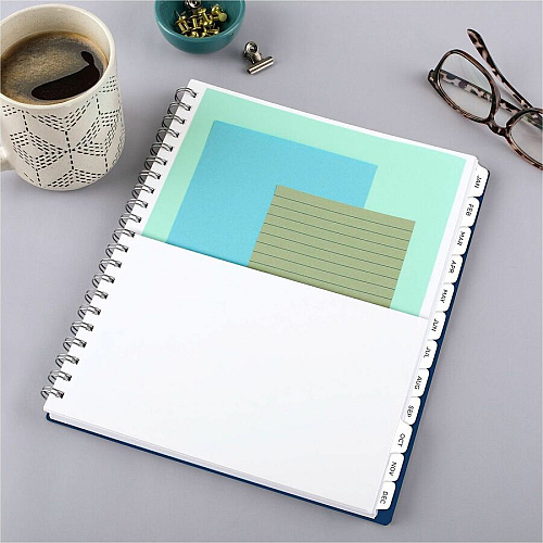 Mead 2022-2023 BIG PLANS Weekly Monthly Planner, Navy, Large, 8 1/2" x 11" (CRW63020)