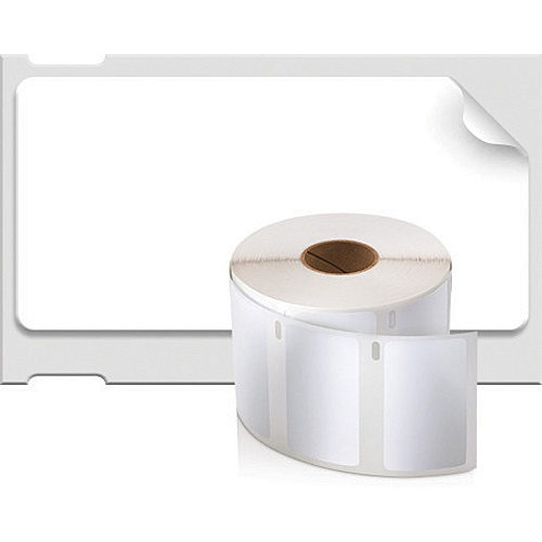 Dymo Multipurpose White Medium Labels 45/64" Width x 2" Length - White - Self-adhesive - 100 / Roll - 24 / Box (2173846)