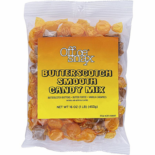 Office Snax Creamy & Smooth Delights Candy Assorted - Individually Wrapped - 16 oz - 1 Each (00665)
