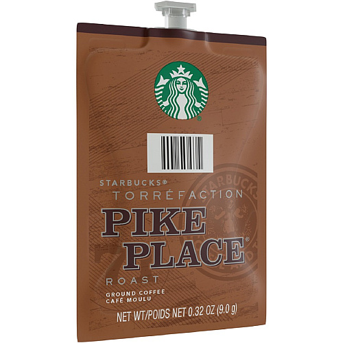 Starbucks Freshpack Pike Place Roast Coffee American - Medium - Ground, Freshpack - Pike Place, Classic - 76 / Case (48103)