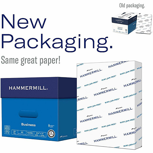 Hammermill Copy Plus Paper - White 92 Brightness - Legal - 8 1/2" x 14" - 20 lb Basis Weight - Sustainable Forestry Initiative (SFI) - Acid-free, Quick Drying - White - 500 Sheets per Ream - 500 Sheets/Ream - 300 / Pallet (105015PL)