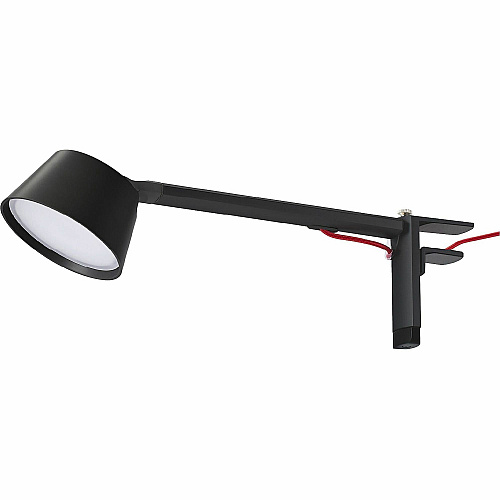 Bostitch Verve Adjustable LED Desk Lamp LED Bulb - Adjustable, Dimmable, Adjustable Brightness, Clock, Durable, Swivel Base, Color Changing Mode - Aluminum - Desk Mountable - Black - for Desk - Alexa Supported (2200CLSMBK)