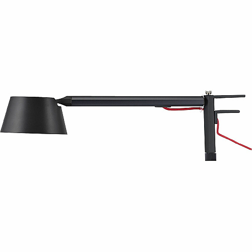 Bostitch Verve Adjustable LED Desk Lamp LED Bulb - Adjustable, Dimmable, Adjustable Brightness, Clock, Durable, Swivel Base, Color Changing Mode - Aluminum - Desk Mountable - Black - for Desk - Alexa Supported (2200CLSMBK)