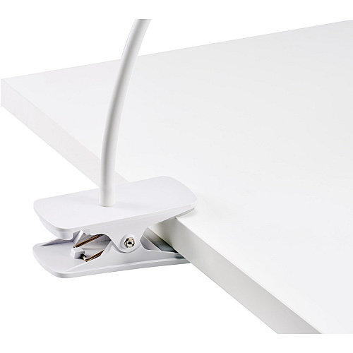Bostitch Adjustable LED Clamp Light 5.20 W LED Bulb - Adjustable, Flexible Neck, Adjustable Head - Silicone - Desk Mountable, Wall Mountable - White - for Desk, Cubicle, Home, Office, Classroom, Communal Area (LED2103)