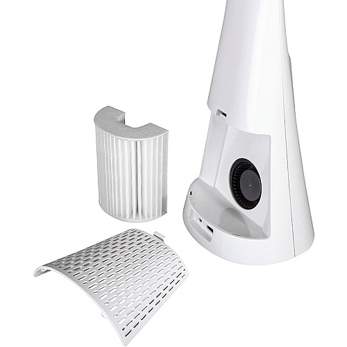 OttLite SanitizingPRO LED Desk Lamp with UVC Air Purifier LED Bulb - Sanitizing, Glare-free Light, USB Charging, Adjustable Height - Desk Mountable - White, Gray - for Desk, Phone, Cubicle, Studying, Smartphone, Tablet (SC1AP00S)