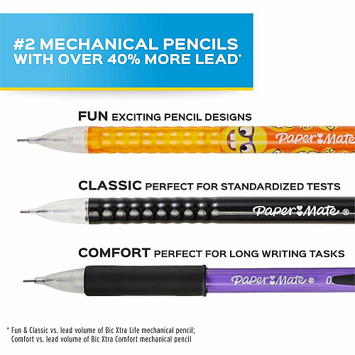 Paper Mate 0.7mm Mechanical Pencils 0.7 mm Lead - Assorted Barrel - 24 / Pack (2171181)
