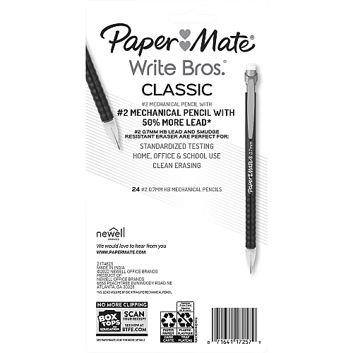 Paper Mate 0.7mm Mechanical Pencils 0.7 mm Lead - Assorted Barrel - 24 / Pack (2171181)