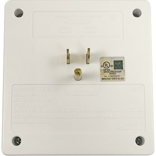 Compucessory Wall Charger Station 3 x AC, 2 x USB - 2.40 A (25674)