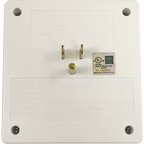 Compucessory Wall Charger Station 3 x AC, 2 x USB - 2.40 A (25674)