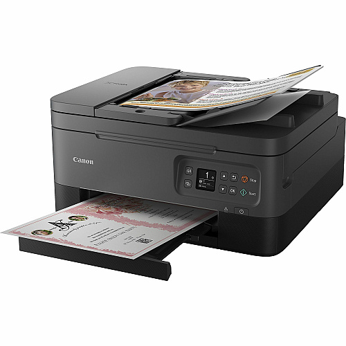 Canon TR7020A Wireless Inkjet Multifunction Printer - Color - Black