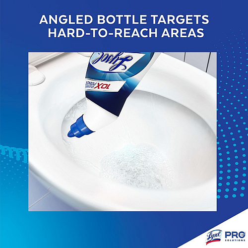 Lysol&reg; Toilet Bowl Power Cleaning Gel, 24 oz Bottle., 9 Bottles 24 fl oz (0.8 quart) - Atlantic Fresh Scent - Disinfectant - Blue Bottle - 9 / Carton (98012CT)