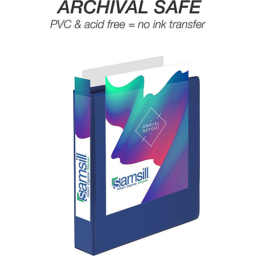 Samsill Durable 1.5 Inch Binder, Made in the USA, D Ring Customizable Clear View Binder, Basic Assortment, 4 Pack, Each Holds 350 Page 1 1/2" Binder Capacity - Letter - 8 1/2" x 11" Sheet Size - 350 Sheet Capacity - Fastener(s): D-Ring - Pocket( (MP46458)