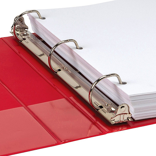 Samsill Durable 1.5 Inch Binder, Made in the USA, D Ring Customizable Clear View Binder, Basic Assortment, 4 Pack, Each Holds 350 Page 1 1/2" Binder Capacity - Letter - 8 1/2" x 11" Sheet Size - 350 Sheet Capacity - Fastener(s): D-Ring - Pocket( (MP46458)