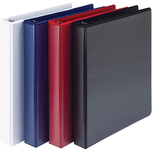 Samsill Durable 1 Inch Binder, Made in The USA, D Ring Binder, Customizable Clear View Cover, Basic Assortment, 4 Pack, Each Holds 225 Pages 1" Binder Capacity - Letter - 8 1/2" x 11" Sheet Size - 225 Sheet Capacity - 3 Ring(s) - Fastener(s): D- (MP46409)