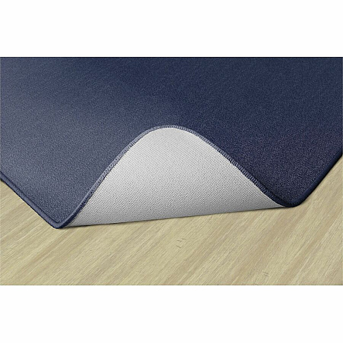 Flagship Carpets Americolors Solid Color Rug Floor Rug - Traditional - 18 ft Length x 12 ft Width - Rectangle - Navy - Nylon, Yarn - 1 Each (AS80NY)