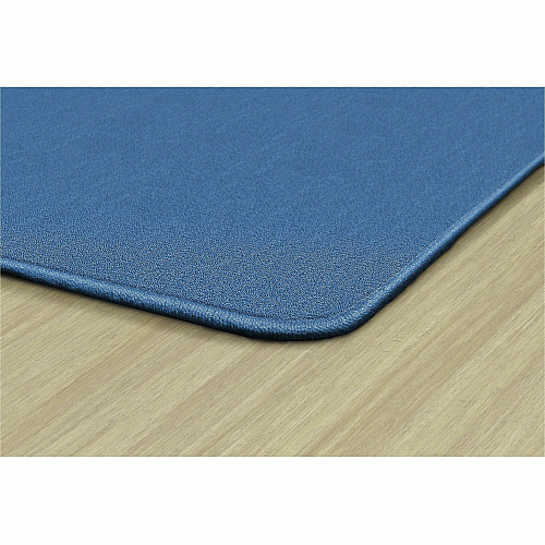 Flagship Carpets Americolors Solid Color Rug Floor Rug - Traditional - 18 ft Length x 12 ft Width - Rectangle - Blue Bird - Nylon, Yarn - 1 Each (AS80BB)