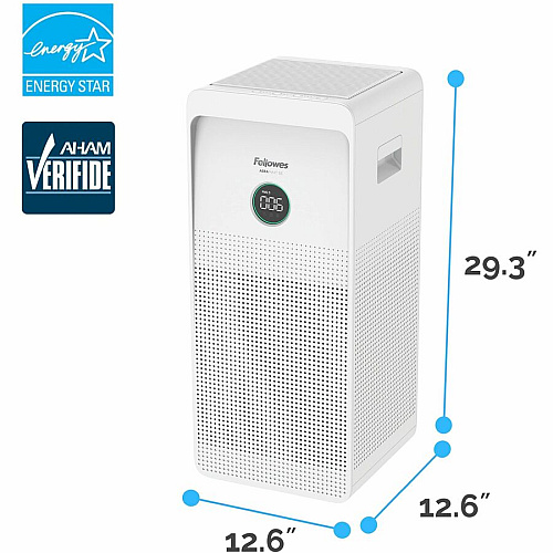 Fellowes AeraMax SE Air Purifier True HEPA, Activated Carbon - 915 Sq. ft. - White (9794601)