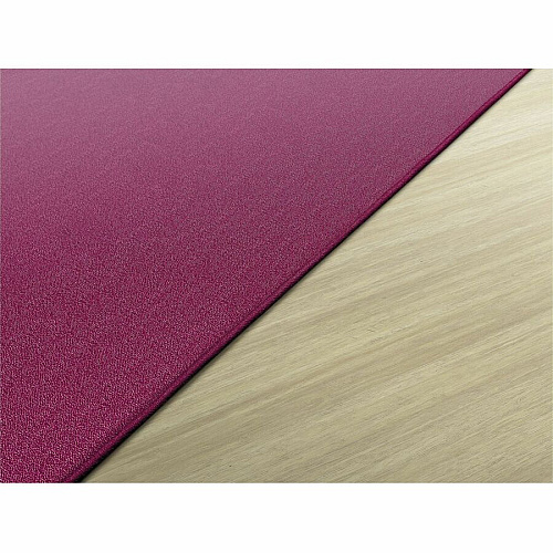 Flagship Carpets Americolors Solid Color Rug Floor Rug - Traditional - 15 ft Length x 12 ft Width - Rectangle - Cranberry - Nylon, Yarn - 1 Each (AS76CB)