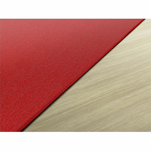 Flagship Carpets Americolors Solid Color Rug Floor Rug - Traditional - 18 ft Length x 12 ft Width - Rectangle - Rowdy Red - Nylon, Yarn - 1 Each (AS80RR)