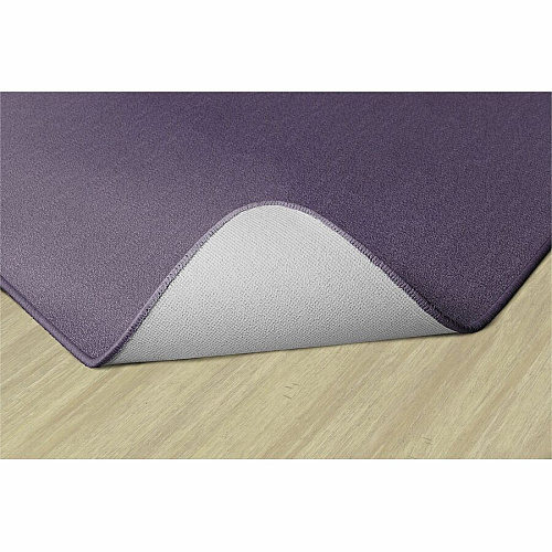 Flagship Carpets Americolors Solid Color Rug Floor Rug - Traditional - 72" Length x 48" Width - Rectangle - Pretty Purple - Nylon, Yarn - 1 Each (AS22PP)