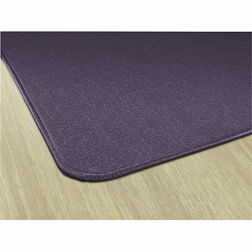 Flagship Carpets Americolors Solid Color Rug Floor Rug - Traditional - 18 ft Length x 12 ft Width - Rectangle - Pretty Purple - Nylon, Yarn - 1 Each (AS80PP)