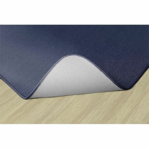 Flagship Carpets Americolors Solid Color Rug Floor Rug - Traditional - 15 ft Length x 12 ft Width - Rectangle - Navy - Nylon, Yarn - 1 Each (AS76NY)