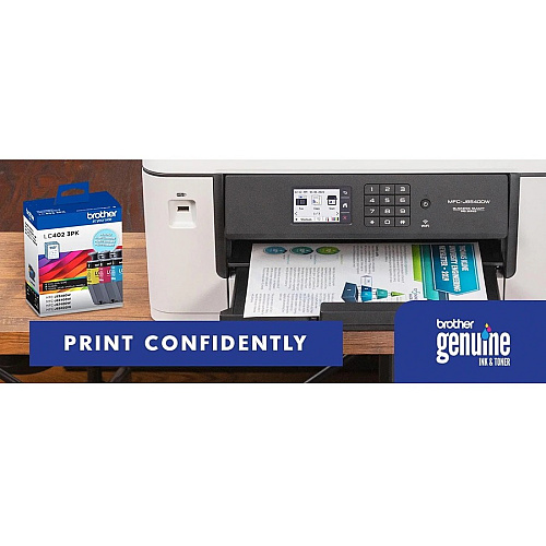 Brother Original Standard Yield Inkjet Ink Cartridge - Cyan, Magenta, Yellow - 3 Pack Inkjet - Standard Yield - 3 Pack (LC4023PKS)