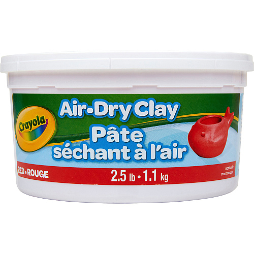 Crayola Air-Dry Clay Art, Classroom, Art Room - Red - 1 Each (575138)