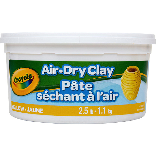 Crayola Air-Dry Clay Art, Classroom, Art Room - Yellow - 1 Each (575134)