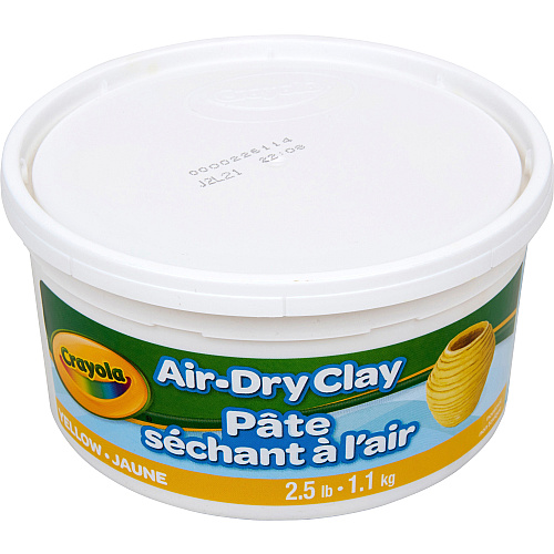 Crayola Air-Dry Clay Art, Classroom, Art Room - Yellow - 1 Each (575134)