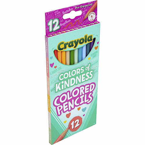 Crayola Colors of Kindness Pencils Assorted Lead - 12 / Pack (682114)