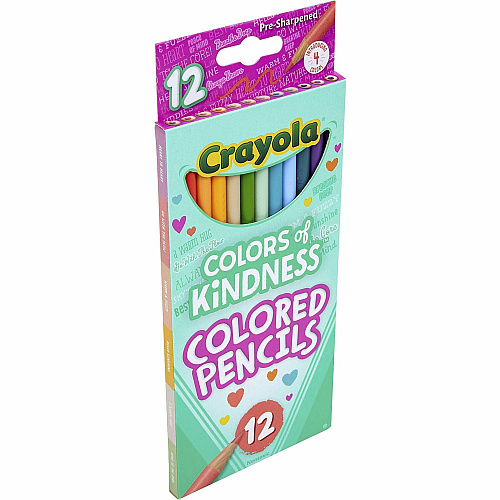Crayola Colors of Kindness Pencils Assorted Lead - 12 / Pack (682114)