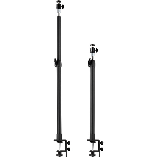 Kensington A1000 Clamp Mount for Microphone, Webcam, Lighting System, Telescope, Boom Arm - Black Height Adjustable - 1 Each (87654)