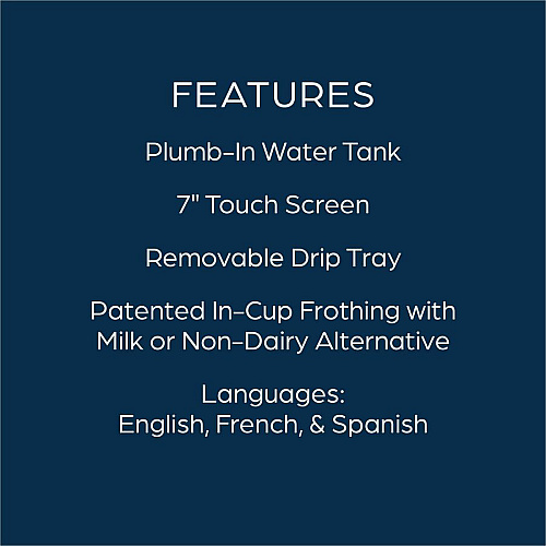 Flavia&reg; C600 Coffee Machine Brewer, 7" Touchscreen, Single-Serve Multi-serve - Frother - Black (18000565)
