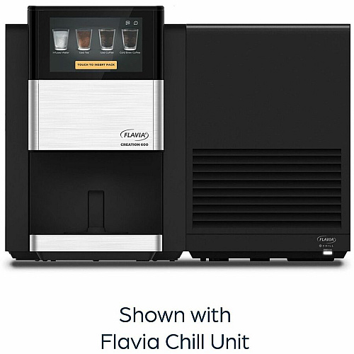 Flavia&reg; C600 Coffee Machine Brewer, 7" Touchscreen, Single-Serve Multi-serve - Frother - Black (18000565)