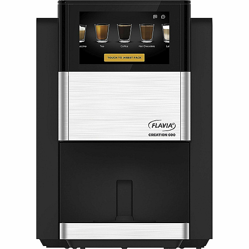 Flavia&reg; C600 Coffee Machine Brewer, 7" Touchscreen, Single-Serve Multi-serve - Frother - Black (18000565)