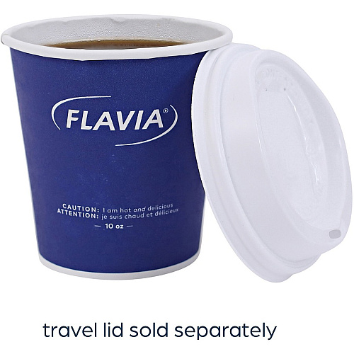 Flavia 10 oz Hot Beverage Paper Cups 10 fl oz - Blue - Paper - Beverage, Hot Drink - 1000 / Carton (25200018)