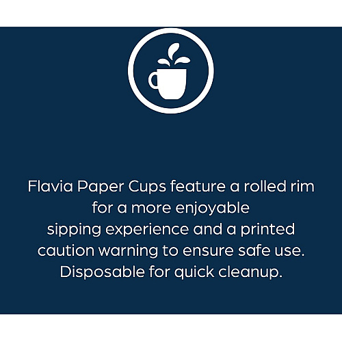 Flavia 10 oz Hot Beverage Paper Cups 10 fl oz - Blue - Paper - Beverage, Hot Drink - 1000 / Carton (25200018)