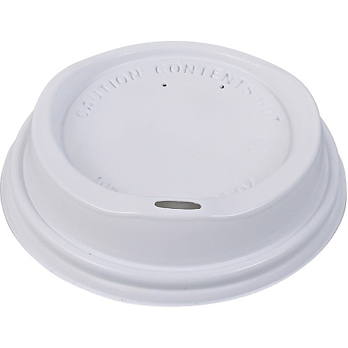 Flavia 10 oz Hot Beverage Paper Cup Lids 10 fl oz - White - Paper - Beverage, Hot Drink - 1000 / Carton (25200019)
