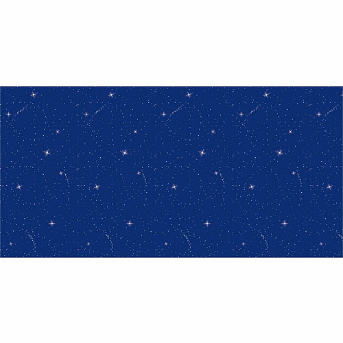 Fadeless Bulletin Board Paper Rolls Bulletin Board, Classroom, Fun and Learning, File Cabinet, Door, Display, Paper Sculpture, Table Skirting, Party, Home Project, Office Project, ... - 48" Width x 50 ft Length - 50 lb Basis Weight - Night Sky  (P0056225)