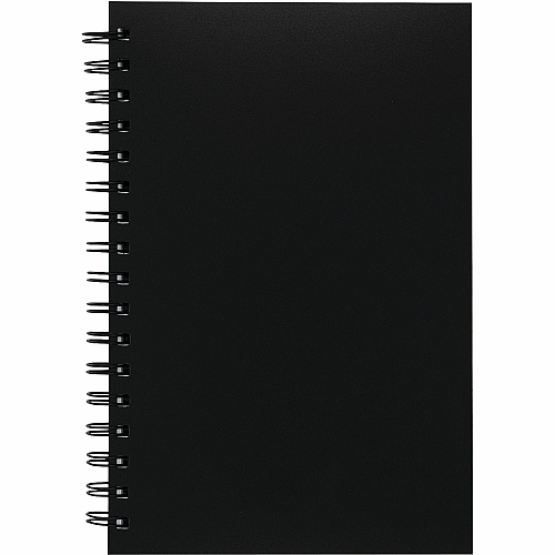 UCreate Poly Cover Sketch Book 75 Sheets - Spiral - 70 lb Basis Weight - 9" Width x 6" Depth - Black Polyurethane Cover - Heavyweight, Acid-free Paper, Durable Cover, Perforated - 1 Each (PCAR37089)