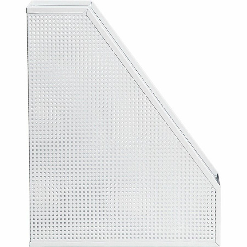 U Brands Perforated Magazine Holder White - Metal - 1 Each (5716U0106)